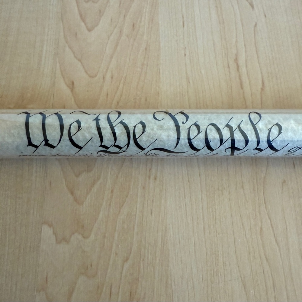 NEW The United States Constitution Replica on Parchment Paper, 23” x 29” Poster
